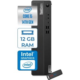 Resim Lenovo Thinkcentre M70S Ssf Gen 5 14.nesil Intel Core I5 14500 5ghz 12GB Ddr5 512GB SSD Windows 11 Pro Intel® UHD Graphics 770 Masaüstü Bilgisayar 12U2S5V500P02 + Zetta Flash Bellek 