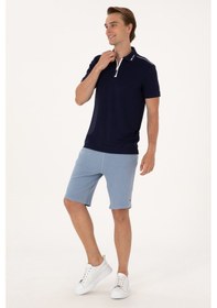 Resim U.s. Polo Assn. Erkek Mavi Şort Örme 50298082-vr036 Mavi 