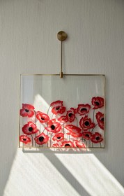 Resim kırmızı gelincik çiçeği 