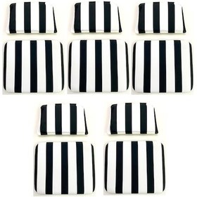 Resim Knsz minder seti 5 li zng&mğr&uslu tuan kumaş tel bar sandalyesi oturma ve sırt minderi set 