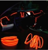 Resim Ip Neon - Ip Neon Led Turuncu 2 Metre - Araç Içi Ip Neon Led - Torpido Ip Led - Torpido Led 