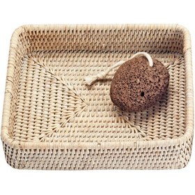 Resim Basket Tepsi, Tezgah Üstü - Beyaz Beyaz 