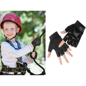 Resim BGA Çocuk taktik eldiveni spor bisiklet sürüş paten egzersiz outdoor kamp bisiklet eldiveni 