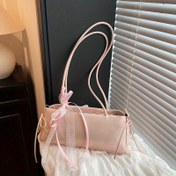 Resim Kadınlar İçin Şık Omuz Çantası - Fermuarlı Crossbody Çanta, Siyah/Pembe/Bej Renklerde Sentetik Deri El Çantası, Günlük ve Resmi Kullanım İçin Mükemmel, İşe, Seyahata ve Randevulara Uygun, Yağlı Kenar Yapısı ile Hediye Hazır 