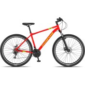 Resim Champıons Kaunos 29" Disk Fren 480 mm Neon Kırmızı- Yeşil Ön Amortisörlü Bisiklet 
