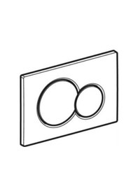 Resim Geberit Sigma01 115.770.la.5 Çift Basmalı Kumanda Paneli, Yeşil Sarı Yeşil 