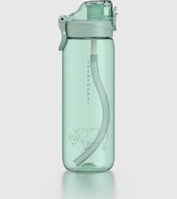 Resim Renga Wave Duplo 630 ml Opsiyonel Pipetli Tritan Matara 912176 Yeşil 