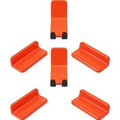 Resim Didadodo Bisiklet Duvar Montaj Rafı Yol Bisikleti Duvar Montaj Kancası Dağ Bisikleti Askısı Ekran Garaj Tutucu Turuncu Turuncu 