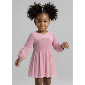 Resim Mayoral Kız Çocuk Pileli Şifon Elbise 4922 (25K4922) 