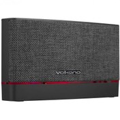 Resim Volkano Texture Series Bluetooth Hoparlör Koyu Gri Led Işıklı RGB Kablosuz VK-3450-DGR | Volkano Volkano