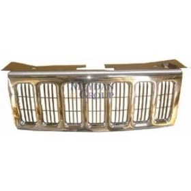 Resim Tyg 2006 - 2008 Jeep Commander Ön Panjur Nikelajlı (Iç Petekleri Siyah) (Tyg) (Oem NO:55156975AC) 