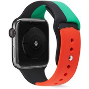 Resim Watch Ultra 49mm Kordon KRD-39 Uyumlu Strap Kayış CLO- Siyah 