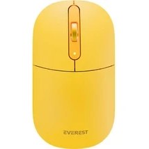 Resim Everest SMW-384 USB Sarı 2.4ghz Kablosuz Mouse Wireless Mouse Ultra Premium Süper Sessiz 