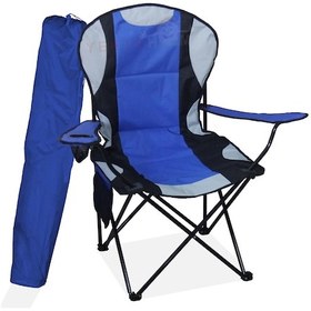 Resim Mega Büyük Kamp Sandalyesi Xl Kamp Sandalyesi Katlanır Sandalye Siyah - Yeşil 