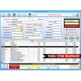 Resim Demirsoft Barkodlu Market Satış Programı (Barpro Paket) 