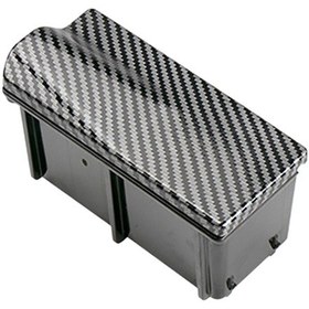 Resim Synodicmonth Mercedes Benz Ml Gl Sınıfı W166 Gle Sınıfı W292 1668100330 Karbon Fiber Desenli İçin Araç Konsol Küllüğü 