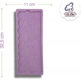 Resim Teknotrust Silikon Kalıp Papatyalı Dantel 