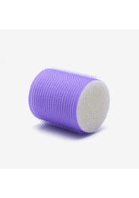 Resim Croc 1203 Mor Cırtlı Sünger Bigudi 6lı Çap 5cm +12li Alüminyum Saç Pensi Mor 