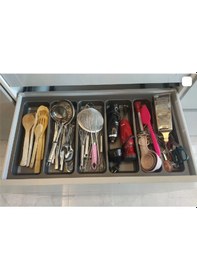 Resim Gri Renk Çekmece Içi Kepçelik 85x49 Cm 80x40 Ölçülerine Kadar Kesilebilir Gri 