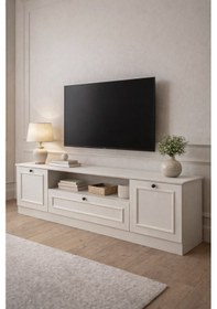 Resim Mira Tv Ünitesi 160 X 37 X 46 Cm Aytaşı - Country Tasarım Antrasit 