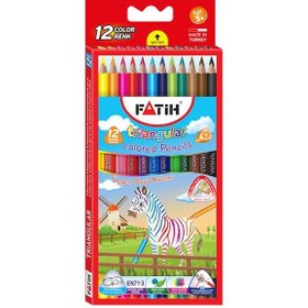 Resim Fatih Kuru Boya Jumbo Üçgen Triangular Tam Boy 12 Renk 33490 