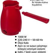 Resim AWOX CAFFEEN ELEKTRİKLİ CEZVE KIRMIZI 