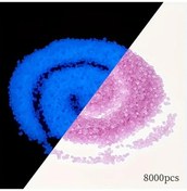 Resim Willowhaven 8000 Adet Mor Karanlıkta Parlayan Kum Bahçe Dekoru Akvaryum Çakılı 