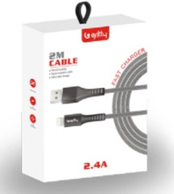 Resim Gritty Siyah Micro Usb 2.4a 200 cm (siyah) 