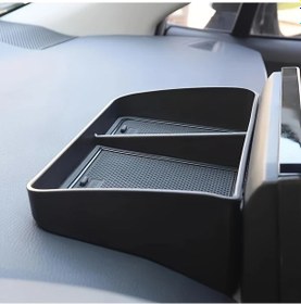 Resim Dashanshop Kaymaz Kauçuklu Dayanıklı Plastik Oto Torpido Tepsisi Anahtar Bozuk Para Organizer 