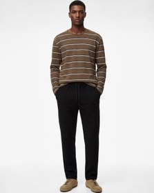 Resim Koton Normal Paça Regular Fit Cepli Dokulu Beli Bağcıklı Eşofman Altı Siyah 6sam40042mk Siyah 