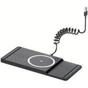Resim Cloud011 Usb Interface Araç Kablosuz Şarj Pedi Hızlı Şarj Cihazı 15w Android İphone Uyumlu Samsung 