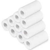 Resim Springsun 10'lu Paket 57mm Genişlik Beyaz Termal Yazıcı Kağıdı - Çocuk Fotoğraf Makinesi İçin Diğer 