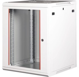 Resim Lande - 15U 19" Duvar Tipi Rack Kabinet - Genişlik: 600 mm | Derinlik: 600 mm - Açık Gri 