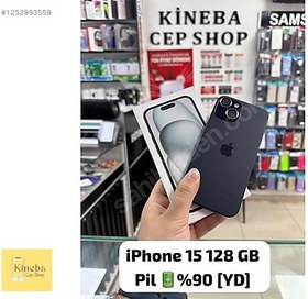 Resim Apple iPhone 15 İkinci El YD | 128 GB | Siyah 