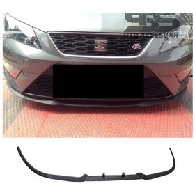 Resim Seat Leon mk3 Cupra R Uyumlu Ön Lip Mat Siyah Ön Tampon Lip (Sts Oto Aksesuar) (01) 