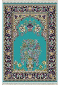 Resim Dijital Baskılı, Yıkanabilir, Yumuşak Dokulu Çocuk Ve Yetişkin Seccade S-dot-n114-2 Mavi 