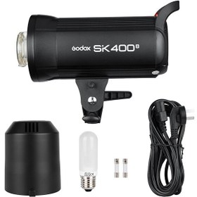 Resim Godox SK400 3'lü Paraflaş Set ve 80x80 CM Çekim Çadırı 