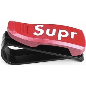 Resim Süper Kırmızı Araç Gözlük Tutucu - Dayanıklı, Kompakt, Kolay Kullanım, Gözlük Ve Fatura Saklama Aracı 