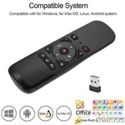 Resim Ankatek Kablosuz Ppt Sunum Kumandası: Lazer, Hava Mouse, 6 Eksen Jiroskop & 2.4ghz Kontrol 