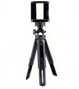 Resim tripod support Döner Başlıklı Açılabilir Ayaklı Cep Telefonu Tripod 3 Ayak 