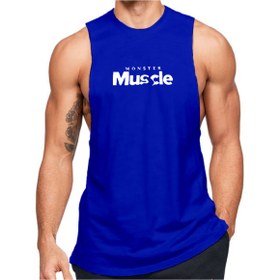Resim Black İstanbul Monster Muscle Baskılı Fitness Atleti 
