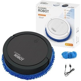 Resim Yenı Otomatik Robotlu Süpürge 3'ü 1 Arada Kablosuz Süpürme Islak Ve Kuru Black A Siyah 