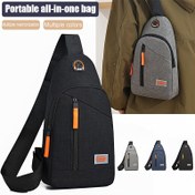 Resim Unisex Günlük Ayarlanabilir Bel Çantası - Çok Bölmeli ve Fermuarlı, Hafif Crossbody Çanta, Bisiklet, Yürüyüş, Spor Salonu, Seyahat için Dayanıklı Polyester - Siyah, Çoklu Cepli, Gençler İçin 