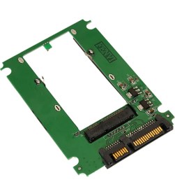 Resim Alfais 4906 Mini Msata Ssd To 2.5 İnç Sata Harddisk Kutusu Çevirici Dönüştürücü 