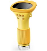 Resim Yaozixa El Tipi Mikroskop 200mp 100-1000x Yakınlaştırma 2 İnç Ekran 8 Led Işıklı Hd Canlı Görüntüleme Usb-c Bağlantılı Taşınabilir Araç 