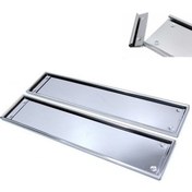 Resim Plakalık Paslanmaz Krom Takım 2 Adet 