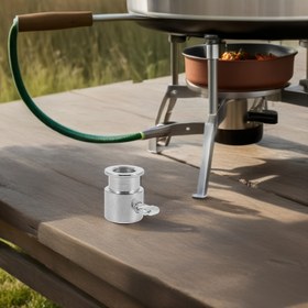 Resim 1 Adet Dayanıklı Izgara Çubuk Sabitleyici Tutucu, Ağırlık ve Durdurucu Cıvata Aksesuarı - Kolay Montaj, BBQ Tutkunları İçin Çeşitli Rotisserie Çubuklarına Uygun, Gıda ile Temas Yok 