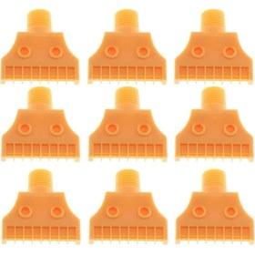 Resim Tialating 1/4 Inç 16 Delikli Dişli Düz Hava Nozulları 9 Adet, Püskürtme Için Püskürtülebilir Delikler, Toz Geçirmez, Soğutma (Yurt Dışından) 