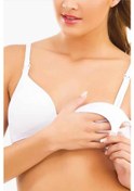 Resim Kadın Kaplı Emzirme Sütyen Beyaz 