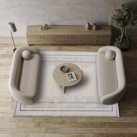 Resim Dolce Vita Halı Opera 8508 Titanium Modern Salon Halısı - 80x300 